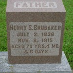 Henry S. Brubaker gravestone