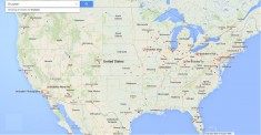 Google Brubaker map