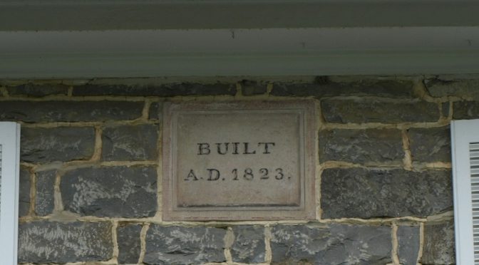 "B" date stone